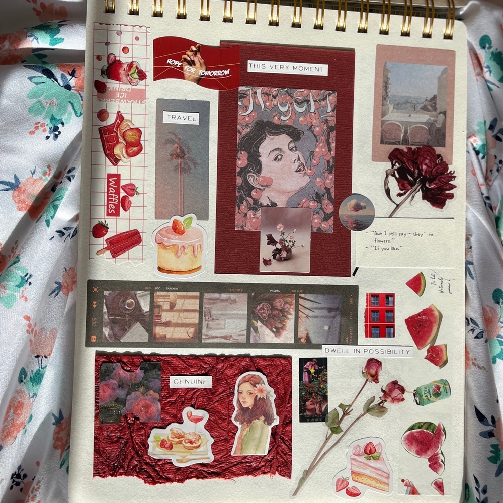 Scrapbooking / Journaling artwork. Stationary